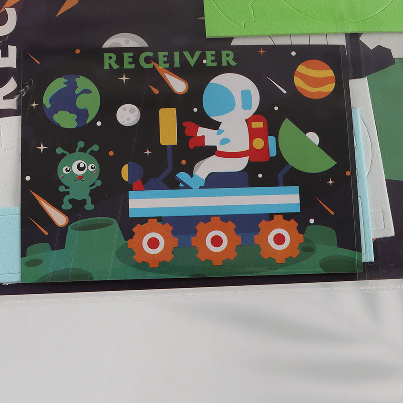New Arrival 3D EVA Foam Sticker Puzzle Game Cartoon Receiver Learning Toy