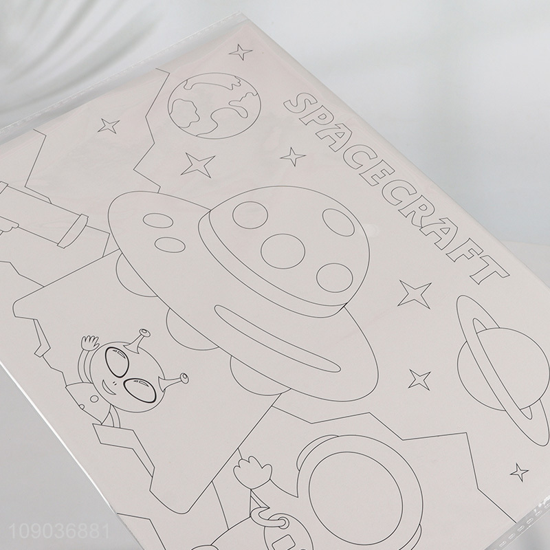 Hot Selling 3D EVA Foam Sticker Puzzle Game Cartoon Spacecraft Learning Toy