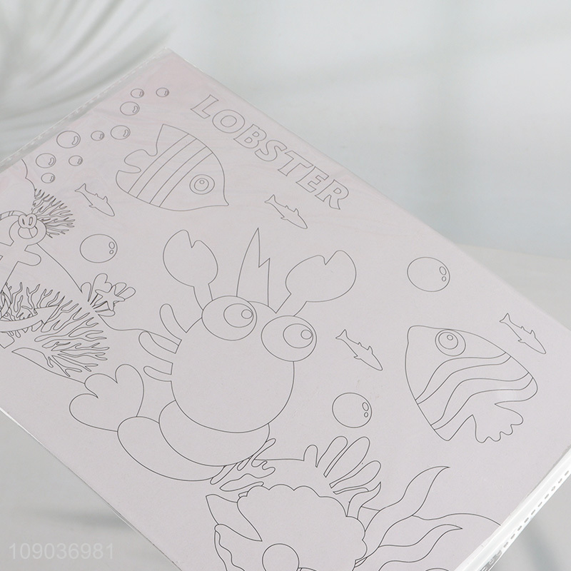 New Arrival 3D EVA Foam Sticker Puzzle Game Cartoon Lobster Learning Toy