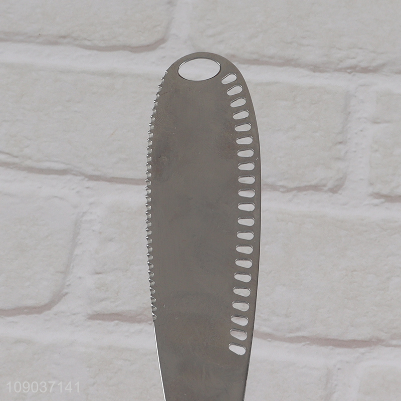 Online Wholesale Multi-function 3 in 1 Stainless Steel Butter Spreader Knife Curler