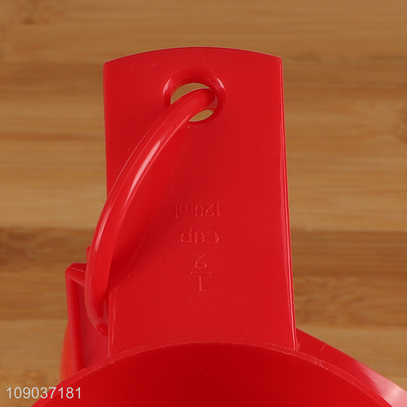 Wholesale 8 Pieces Plastic Measuring Cups and Spoons Set Kitchen Measuring Tools