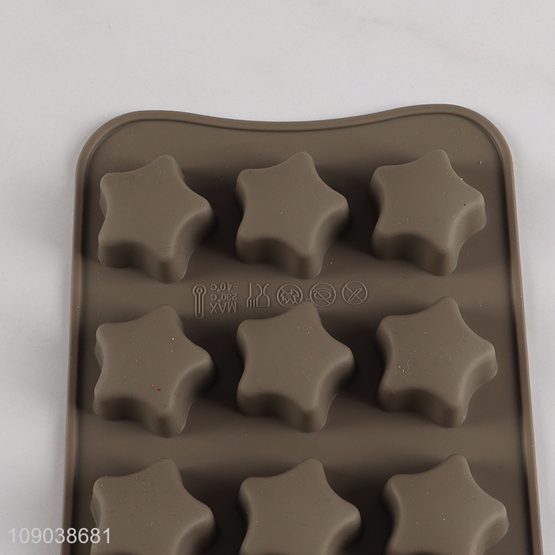 China Imports 15-Cavity Non-Stick Flexible Silicone Chocolate Candy Molds