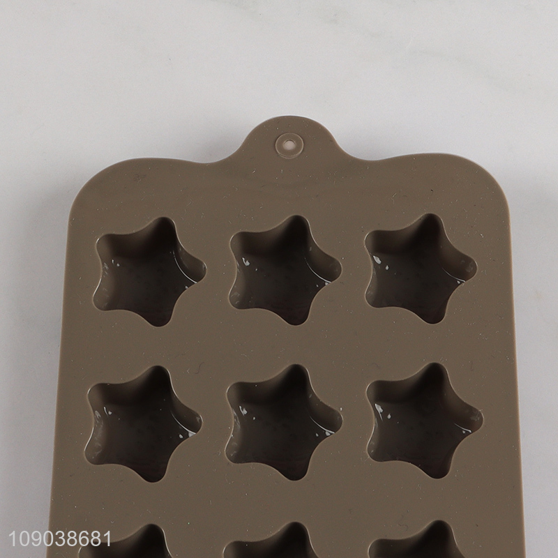 China Imports 15-Cavity Non-Stick Flexible Silicone Chocolate Candy Molds