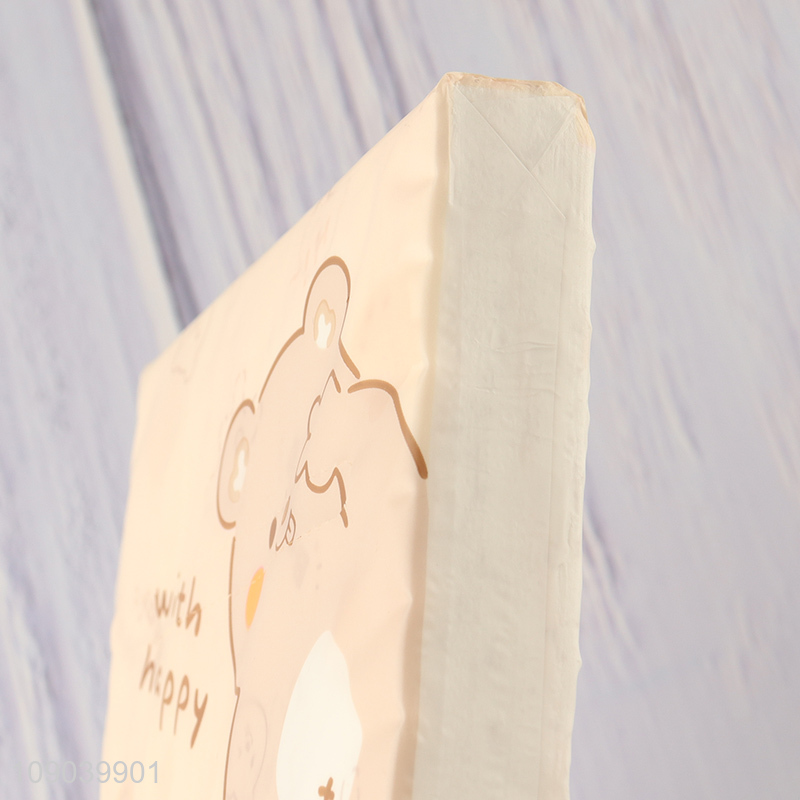 Good selling 40pcs portable wood pulp facial tissue napkin dry&wet dual-use napkin