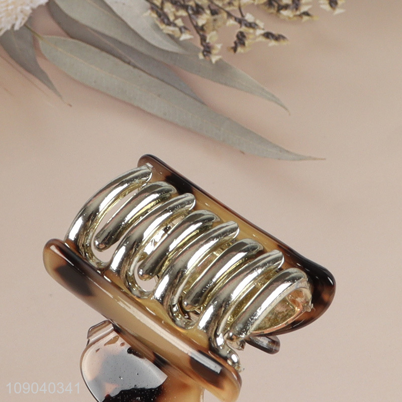 New Product 2PCS Small Hair Jaw Clips Cellulose Acetate Hair Claw Clips