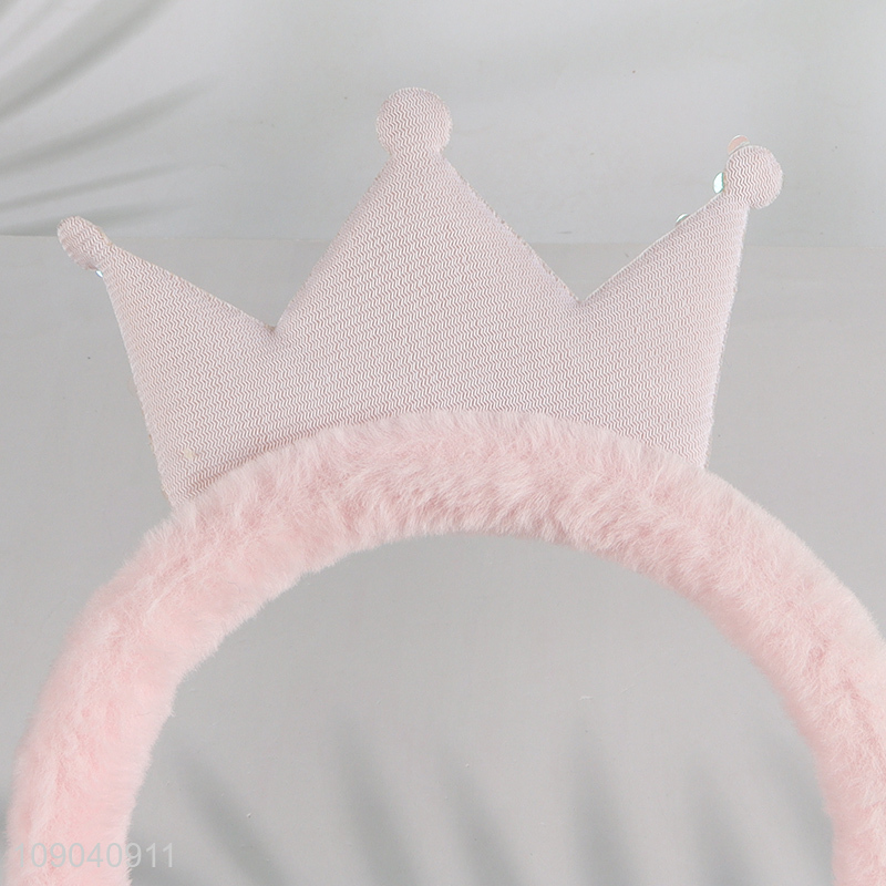 Hot Sale Crown Earmuffs Winter Warm Plush Ear Cover for Women Girls