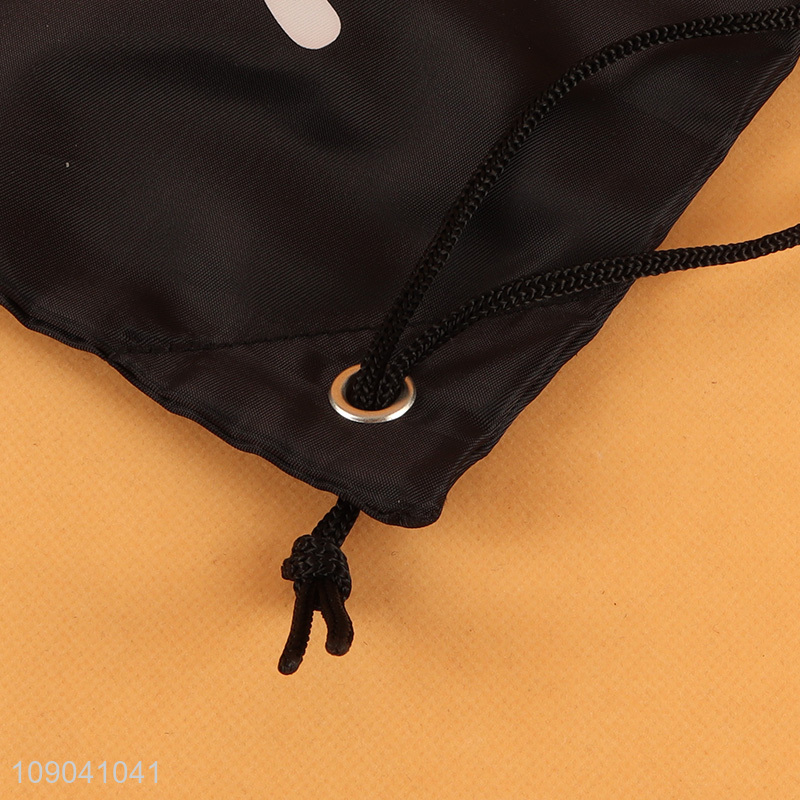 New Arrival Custom Logo Polyester Drawstring Backpack for Gym Sports