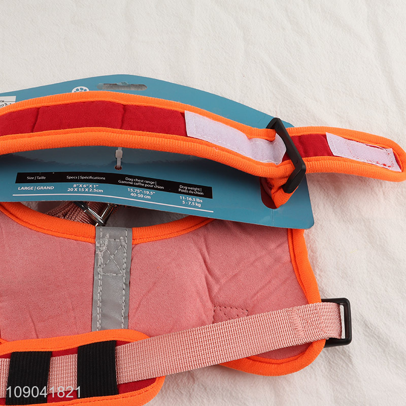 Wholesale Pet Supplies Adjustable Pet Dog Harness and Collar Set