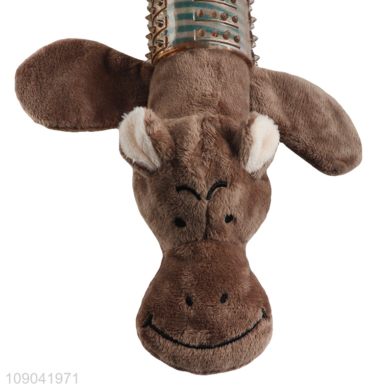 Best Selling Plush Dog Toy Squeaky Dog Teething Toy