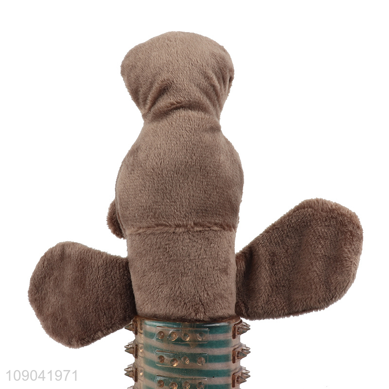 Best Selling Plush Dog Toy Squeaky Dog Teething Toy