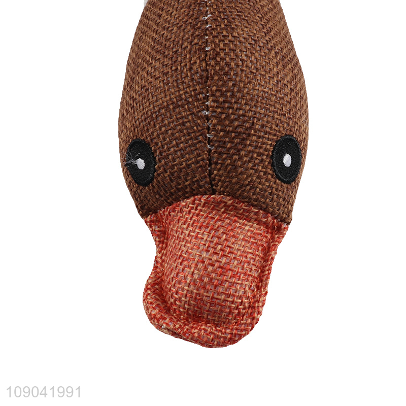 China Imports Stuffed Squeaky Wild Goose Dog Chew Toy