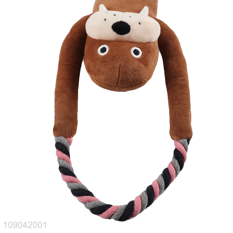 High Quality Stuffed Dog Teething Toy Dog Chew Toy