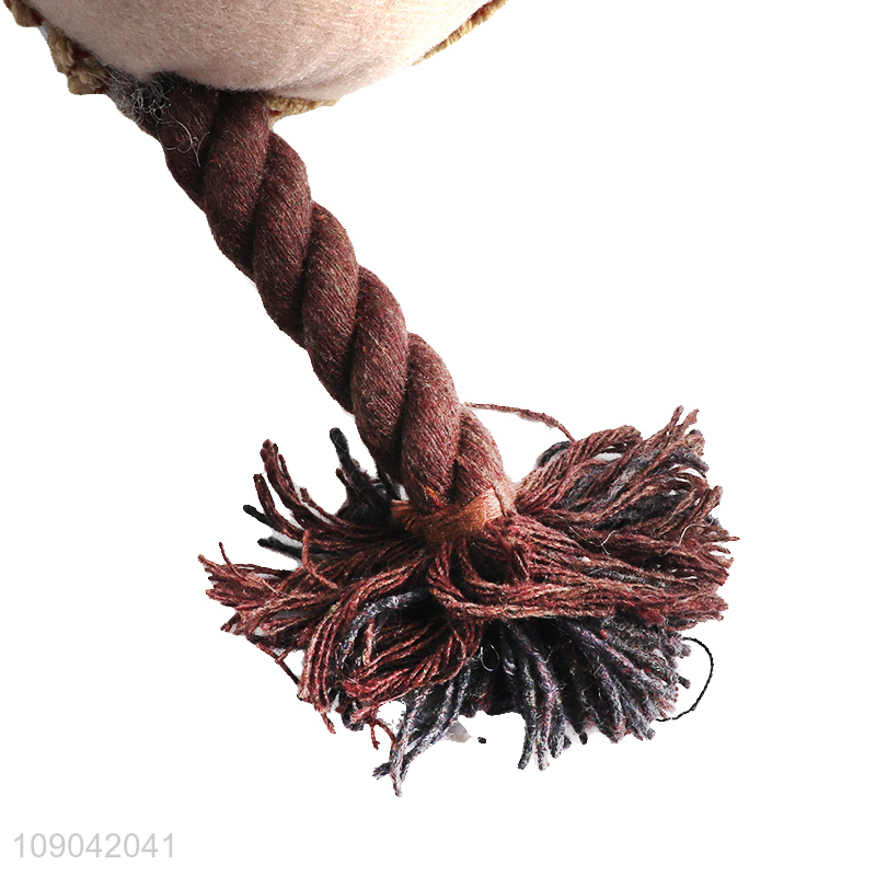 China Supplier Animal Plush Dog Chew Toy Squeaky Toy