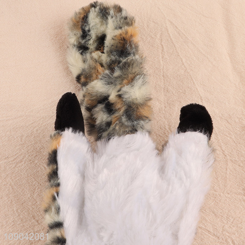 Hot Selling Soft Tough Leopard Shape Dog Squeak Toy