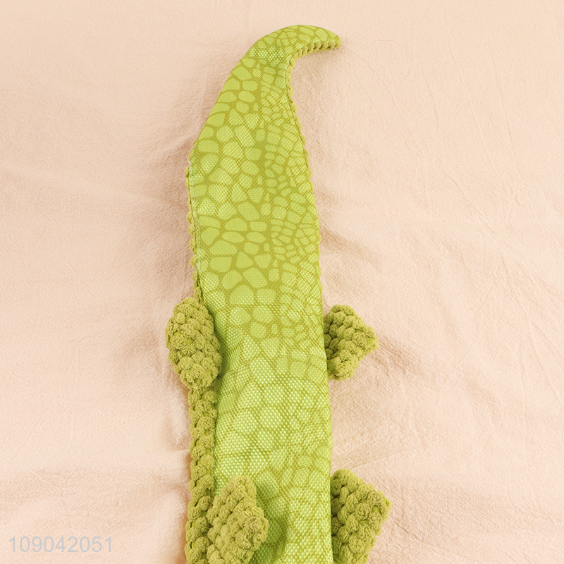 Wholesale No Stuffing Lizard Shape Dog Squeak Toys