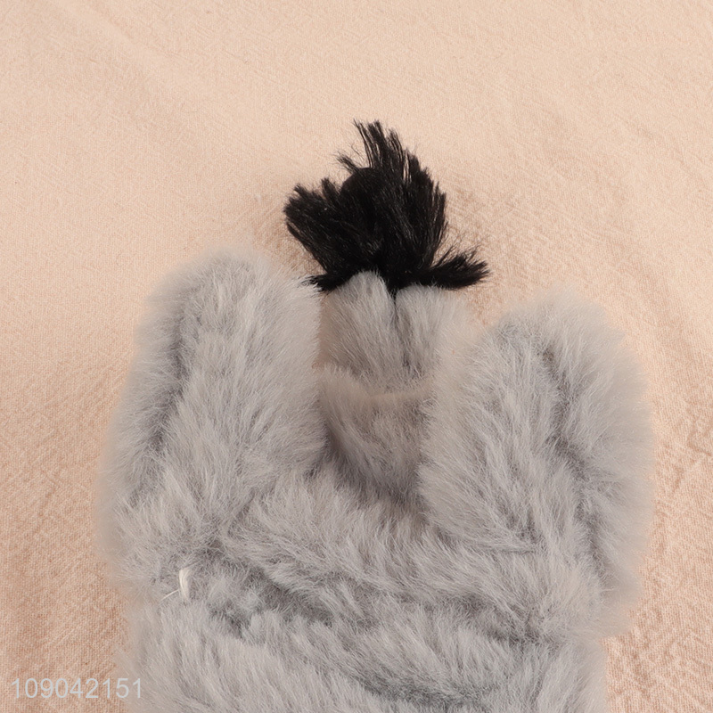 Hot Selling No Stuffing Donkey Shape Dog Squeak Toys