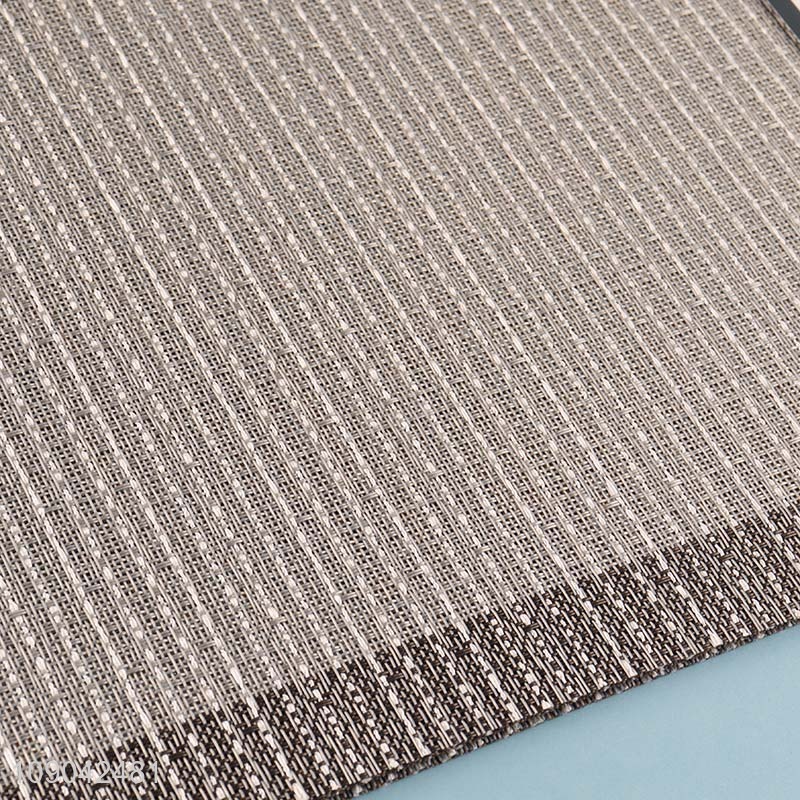 Online wholesale rectangle tabletop decoration non-slip place mat dinner mat
