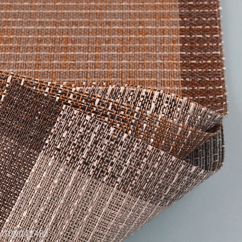 Online wholesale rectangle tabletop decoration non-slip place mat dinner mat