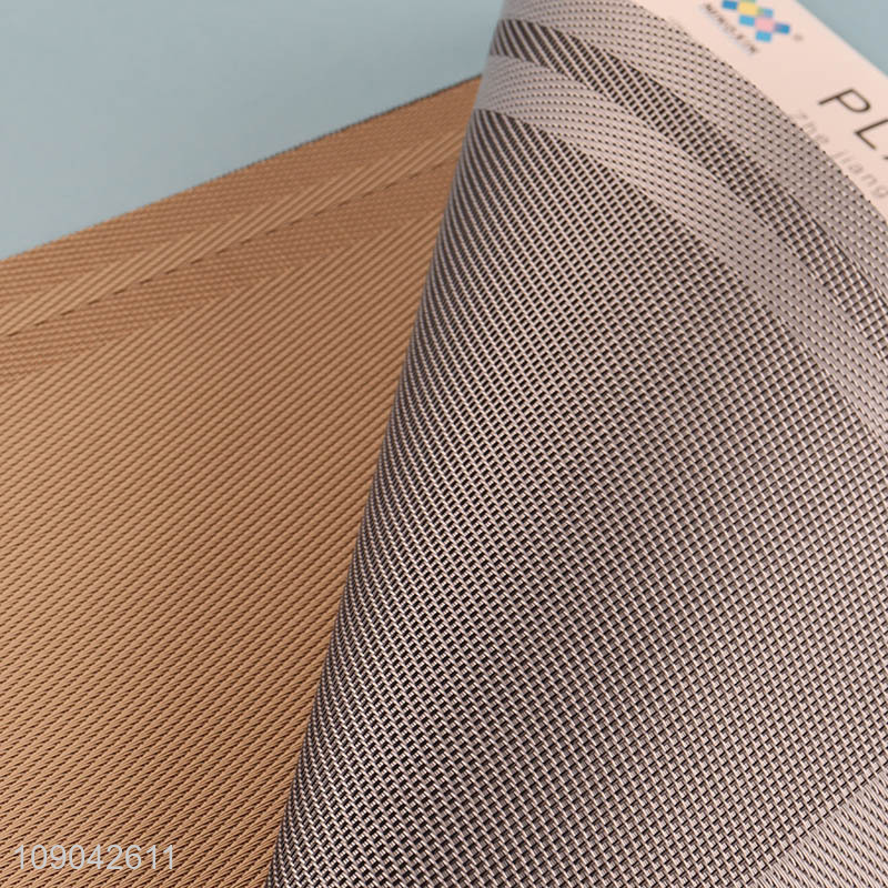 Top quality multicolor home restaurant pvc place mat table dining mat