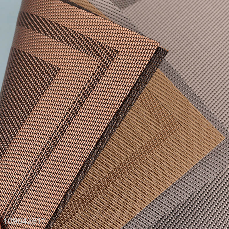 Top quality multicolor home restaurant pvc place mat table dining mat