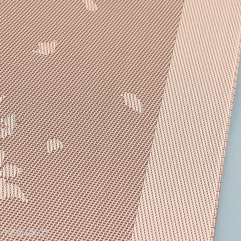 Good selling anti-slip tabletop decoration pvc place mat table dining mat