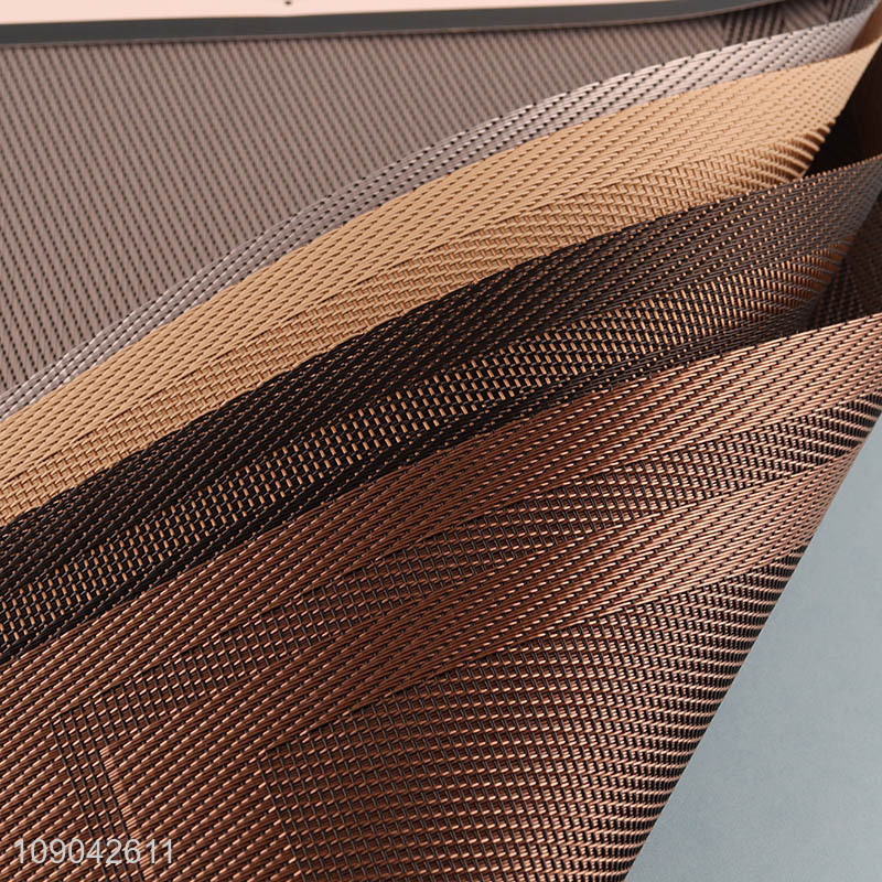 Top quality multicolor home restaurant pvc place mat table dining mat