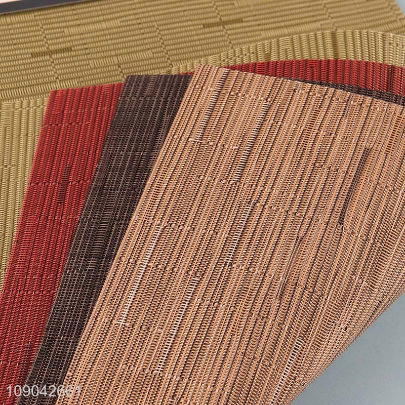 China wholesale home restaurant pvc tabletop decoration place mat dinner mat