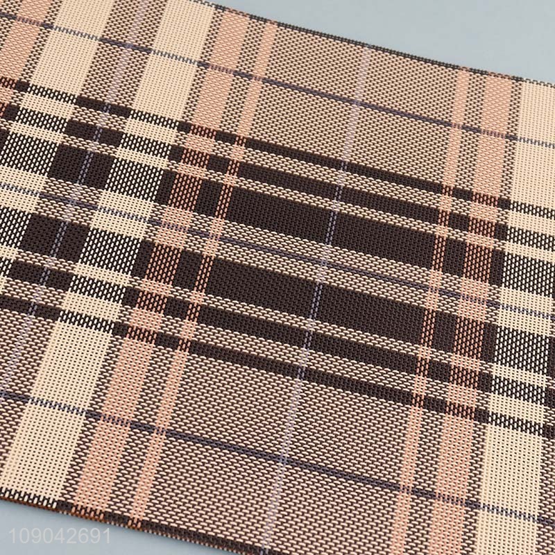 Good selling tabletop decoration pvc home restaurant place mat dinner mat