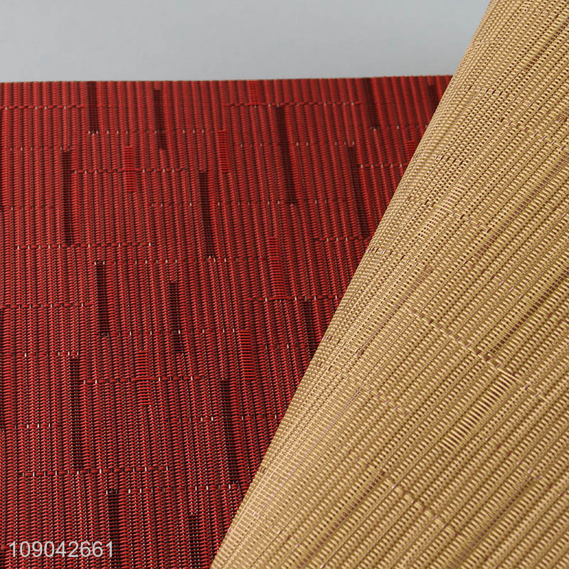 China wholesale home restaurant pvc tabletop decoration place mat dinner mat