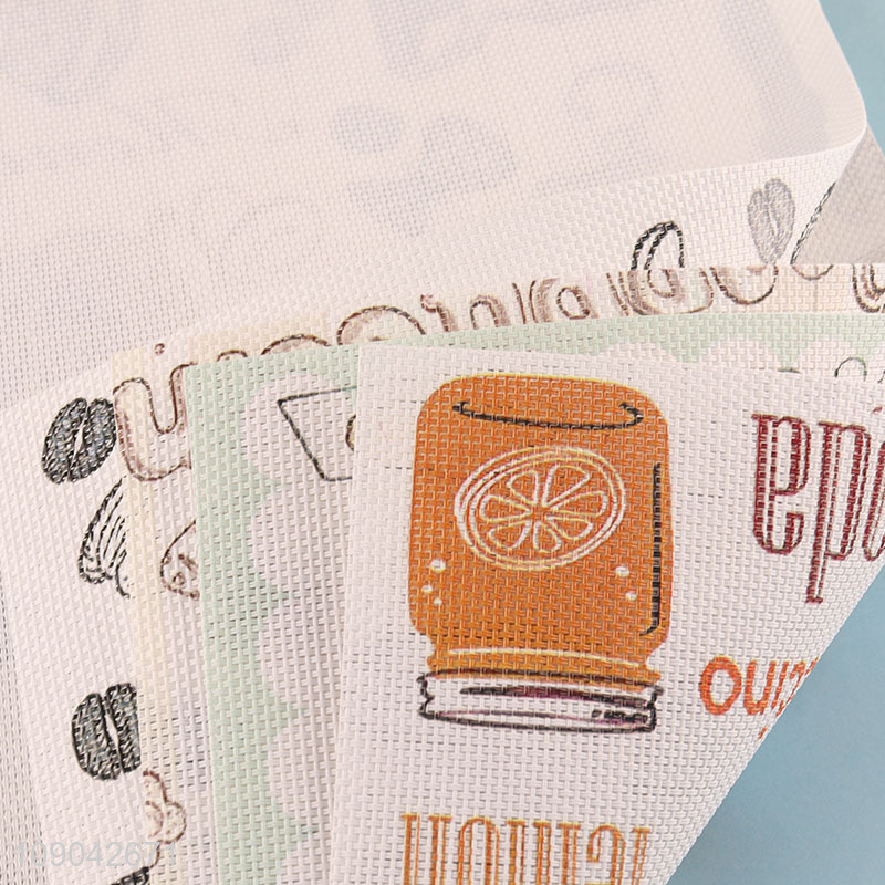 Top sale home restaurant pvc place mat dinner mat for tabletop decoration