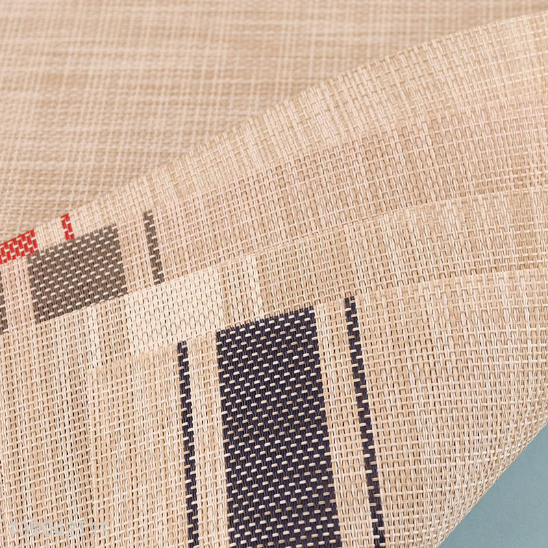 New product rectangle home restaurant pvc place mat dinner mat for sale