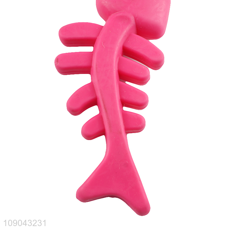 Wholesale Fishbone Shaped Pet Dog Chew Toys Puppy Teething Toys