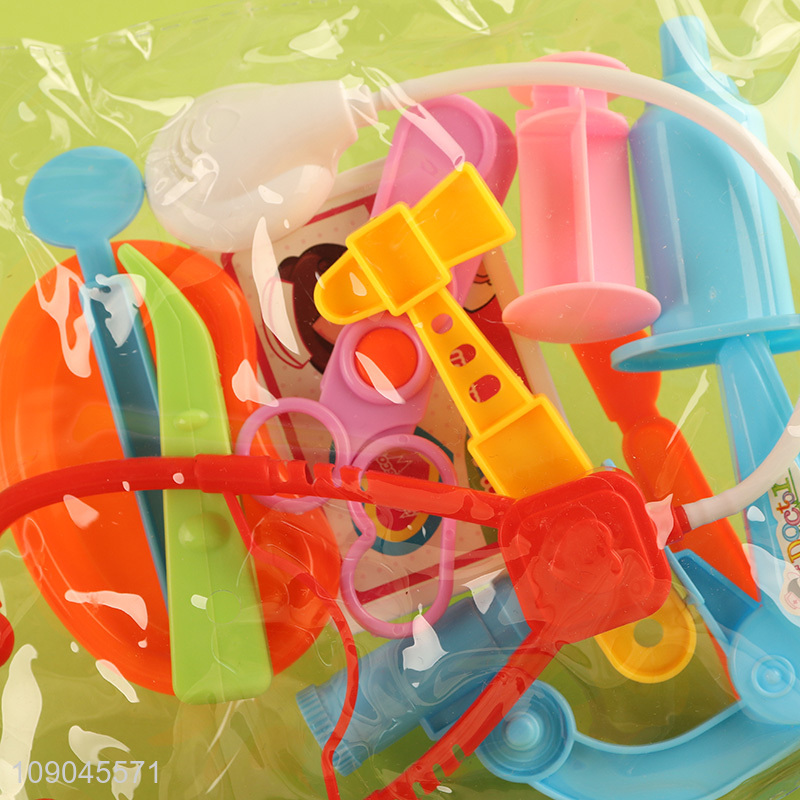 Low price plastic children pretend play set toys doctor set toys