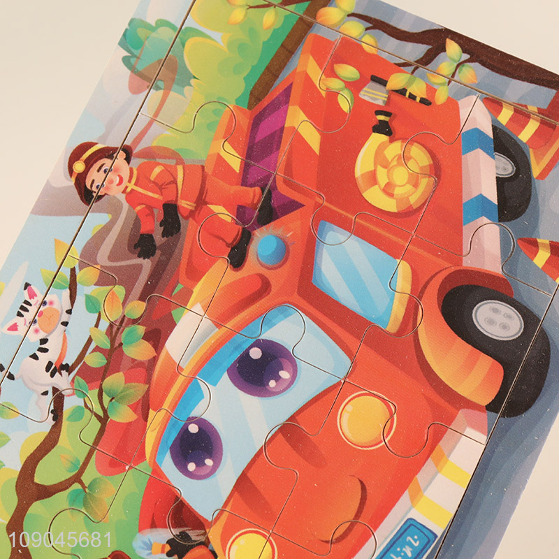 China products fire fighting truck pattern kids educational toys puzzle toys