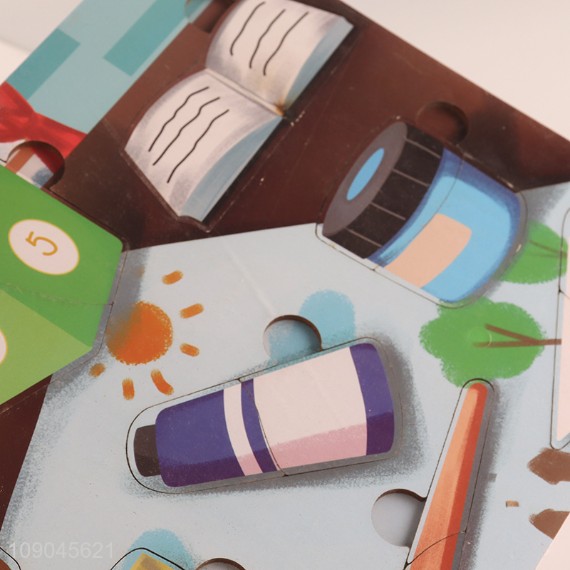 Factory wholesale kids educational toys wooden puzzle toys jigsaw toys