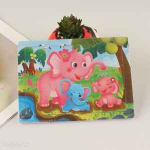 Top selling cartoon elephant pattern kids puzzle toys jigsaw toys