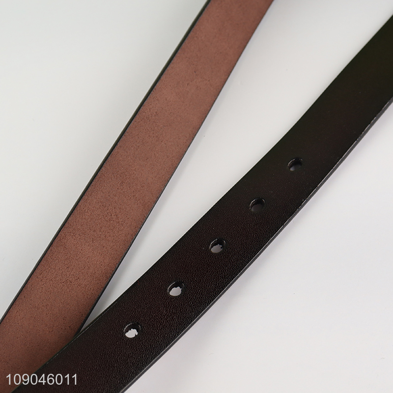 China wholesale fashionable pin buckle belt jeans belt pu leather belt