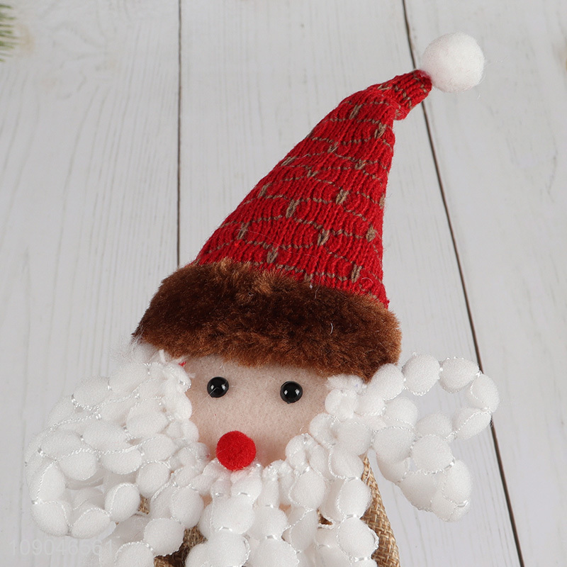 Online Wholesale Drawstring Christmas Gift Bag Nonwoven Xmas Treat Bag