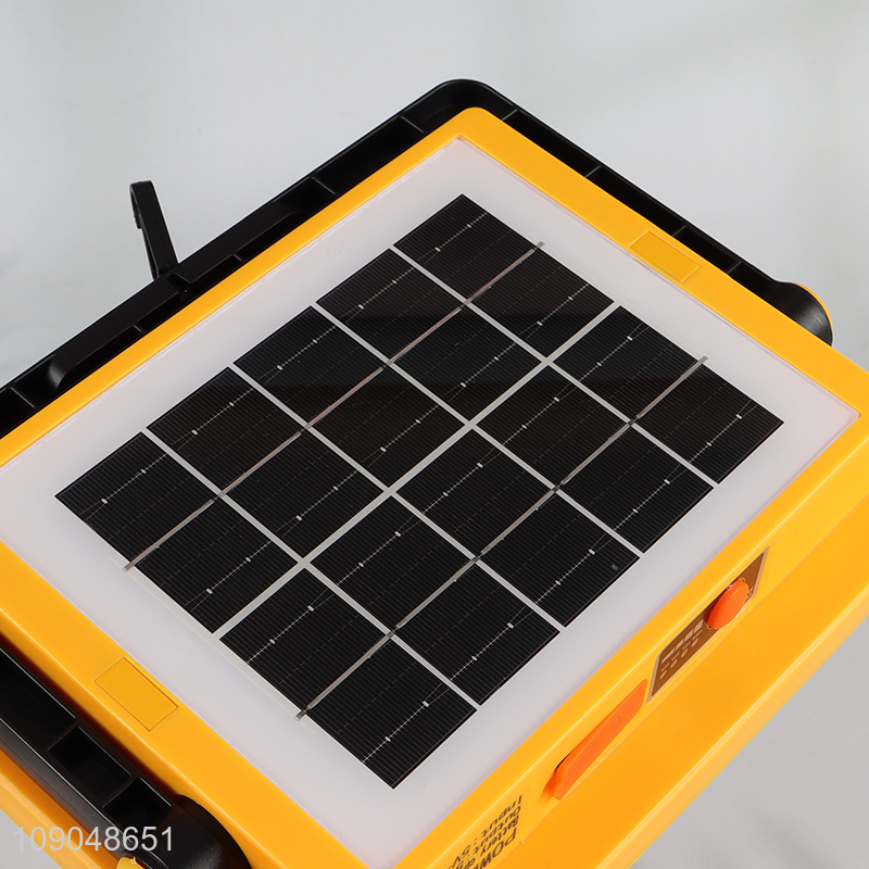 New Arrival USB Rechargeable Super Bright LED Solar Powered Flood Light
