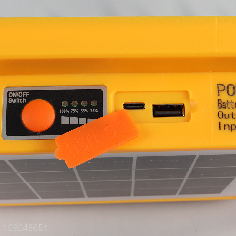 New Arrival USB Rechargeable Super Bright LED Solar Powered Flood Light