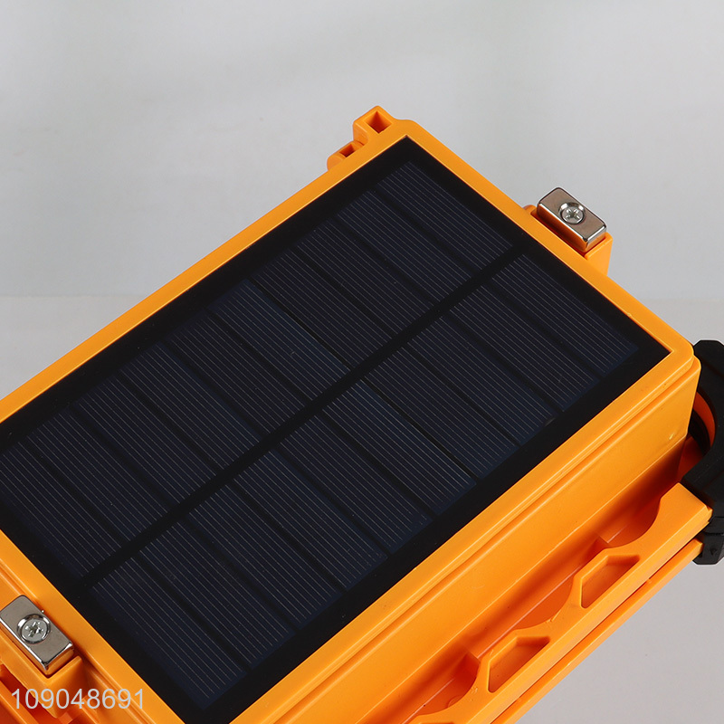 Promotional Portable LED Solar Work Light Rechargeable Outdoor Emergency Light