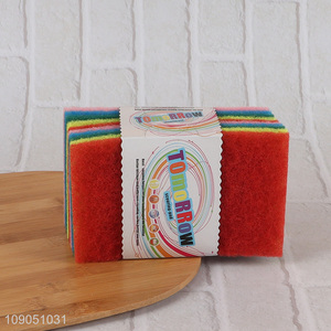 New Product 10 Pieces Heavy Duty Non-Scratch Scouring Pads Scrubbing Pads