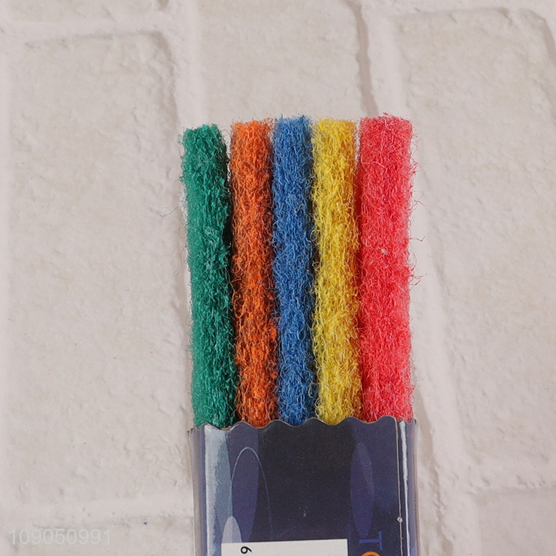 Hot Selling 5 Pieces Non-Scratch Scouring Pads Multipurpose Scrub Pads