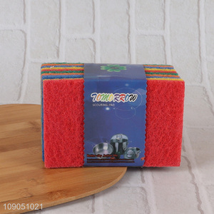 China Imports 10 Pieces Heavy Duty Non-Scratch Scouring Pads Dish Scrubbers