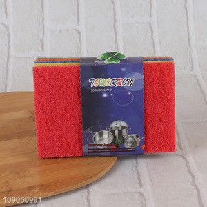 Hot Selling 5 Pieces Non-Scratch Scouring Pads Multipurpose Scrub Pads