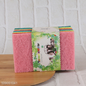 Promotional 10 Pieces Durable Heavy Duty Scouring Pads for Kitchen Garage