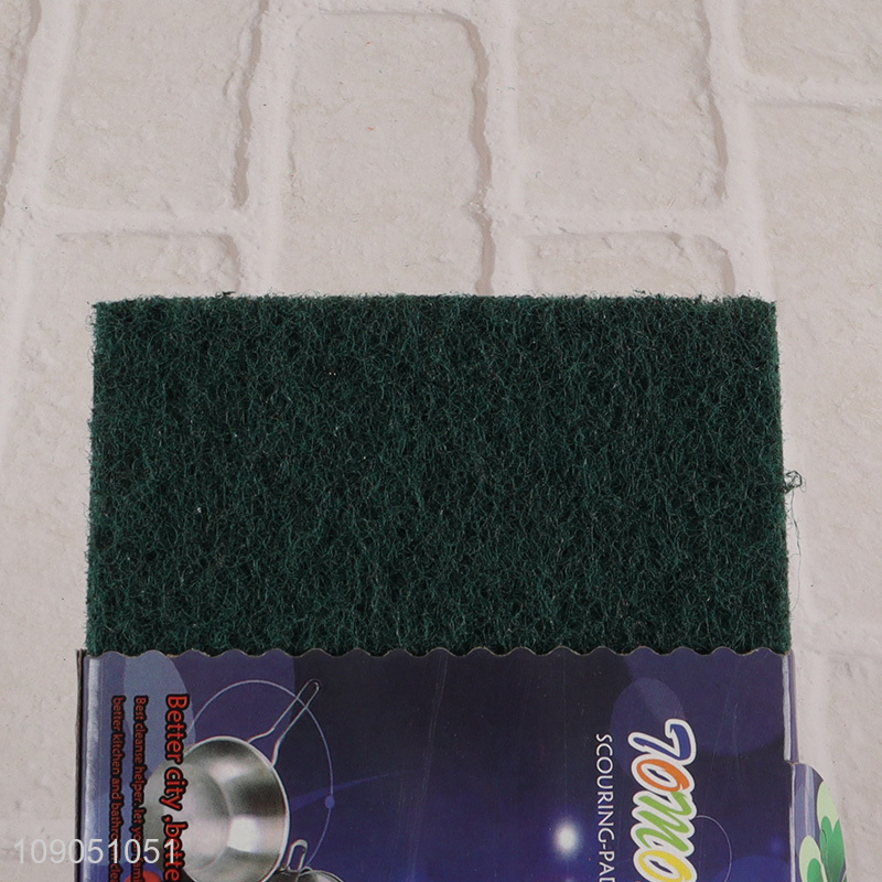 China Product 5 Pieces Durable Scouring Pads for Kitchen and Dish Cleaning