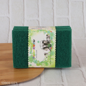 Wholesale 5 Pieces Heavy Duty Scouring Pads Kitchen Dishes Pots Scrubbers