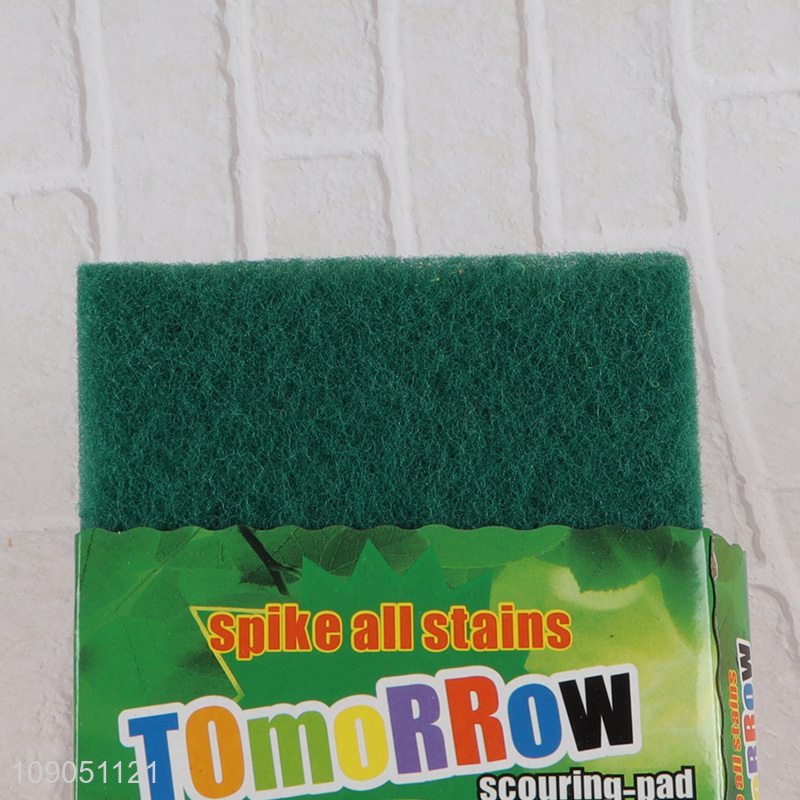 China Imports 10 Pieces Non-Scratch Scouring Pads Multipurpose Scrub Pads