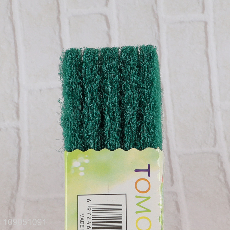 Hot Selling 5 Pieces Heavy Duty Scouring Pads Kitchen Cleaning Tools